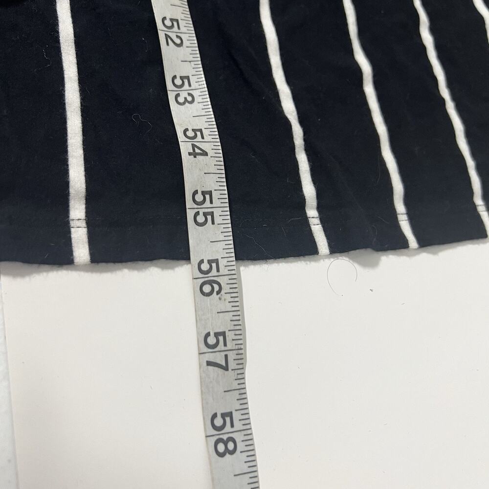 SOMA Super Soft Maxi Bra Dress Striped Size XL Black White Resort Wear Stretch - Picture 12 of 12